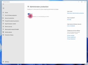 Administrator Protection