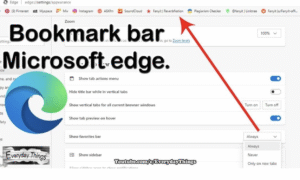 Bookmark bar