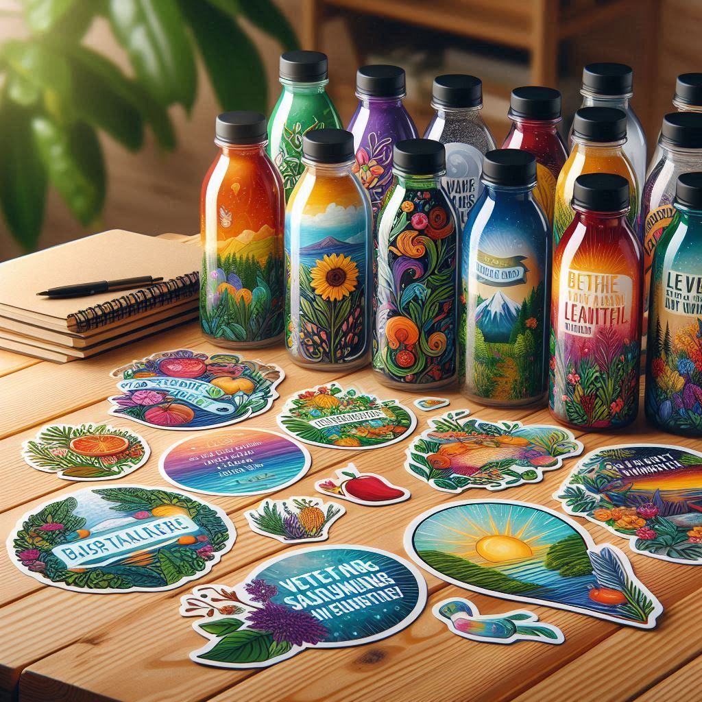 water bottle stickers