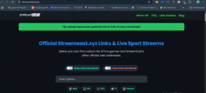 StreamEastXYZ