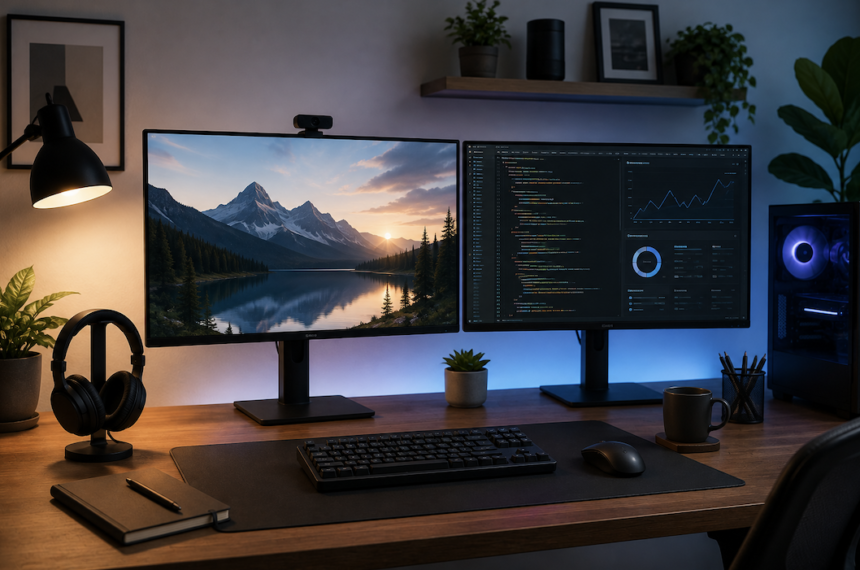 How to Set Up a Dual Monitor Workspace