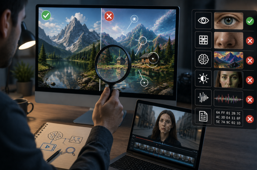 How to Spot an AI-Generated Image or Video